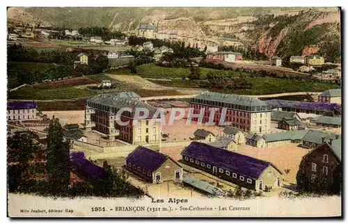 Cartes postales Les Alpes Briancon Ste Cathedrale Les Casernes