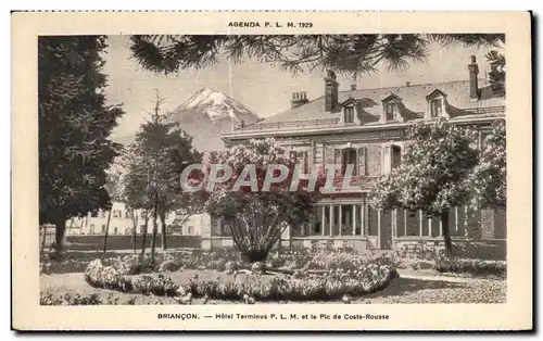 Cartes postales Briancon Hotel Terminus P L M Pic de Coste Rousse