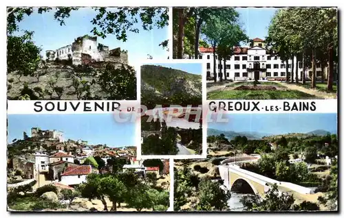 Cartes postales Souvenir de Greoux Les Bains