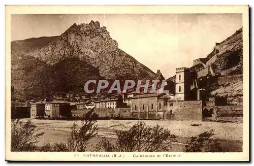 Cartes postales Entrevaux Cathedrale et l Eventail