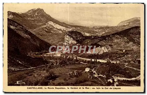 Ansichtskarte AK Castellane la Route Napoleon le Verdon et Roc