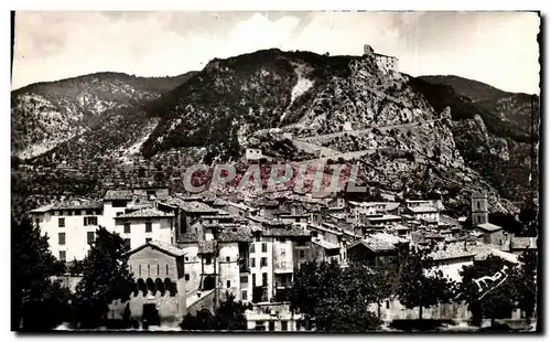 Cartes postales Entrevaux Vue generale Porte Nationale