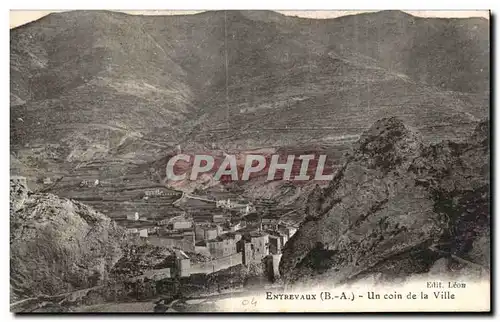 Cartes postales Entervaux Un coin de la Ville