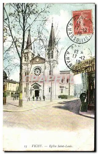 Cartes postales Vichy Eglise Saint Louis