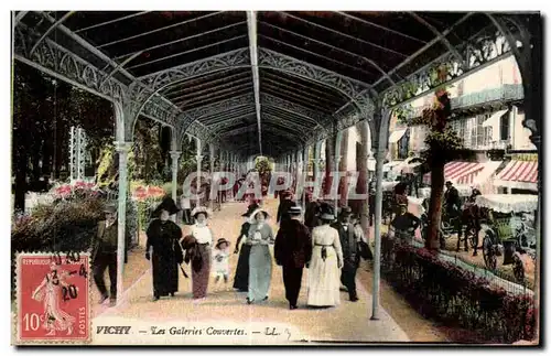 Cartes postales Vichy Les Galeries Couvertes