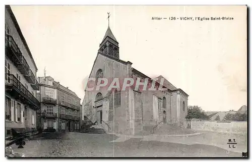 Ansichtskarte AK Vichy L Eglise Saint Blaize