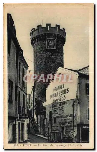 Cartes postales Vichy La Tour de l Horloge