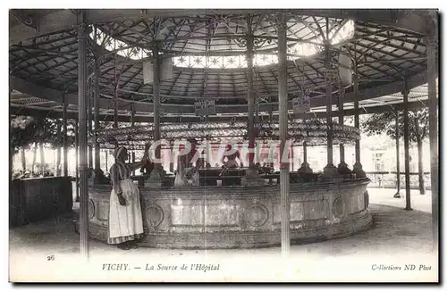 Cartes postales Vichy La Sources de l Hopital