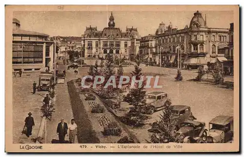 Ansichtskarte AK Vichy L Esplanade de l Hotel de Ville