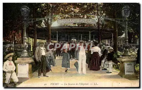 Cartes postales Vichy La Source de l Hopital