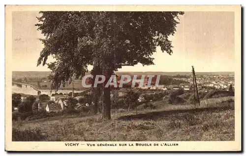 Cartes postales Vichy Vue generale sur la Boucle de l Allier