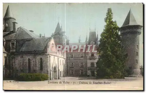 Ansichtskarte AK Environs de Vichy Chateau de Bourbon Bussel