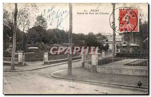 Cartes postales Vichy Entree du Parc des Celestins