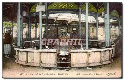 Cartes postales Vichy Source de la Grande grille