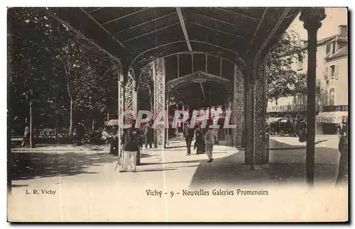 Cartes postales Vichy Nouvelles Galeries Promenoirs