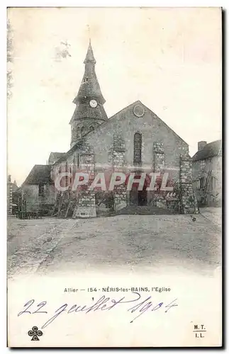 Cartes postales Neris les Bains Allier l Eglise