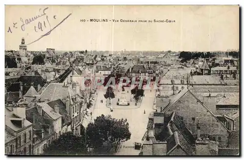 Cartes postales Moulins Vue genberale