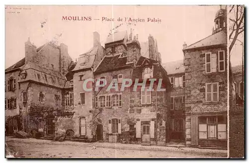 Cartes postales Moulins Place de l Ancien Palais