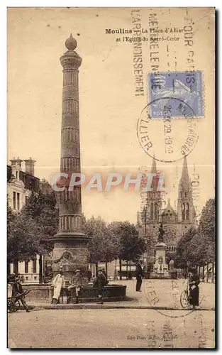 Cartes postales Moulins La Place d Allier