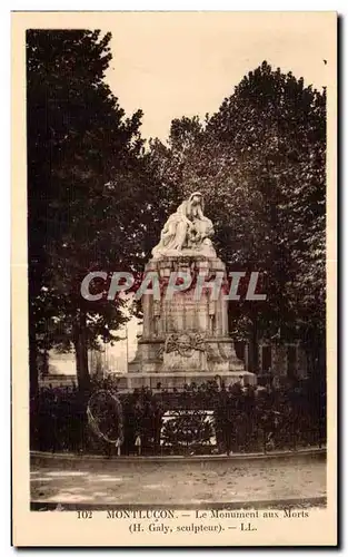 Cartes postales Montlucon Allier Le Monument aux Morts