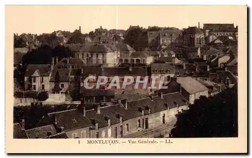 Cartes postales Montlucon Vue generale