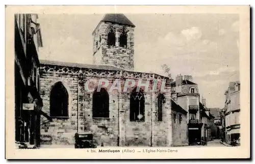 Ansichtskarte AK Montlucon Allier l Eglise Notre Dame