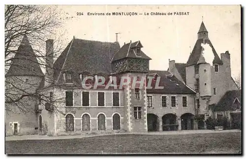 Cartes postales Environs de Montlucon Le Chateau de Passet