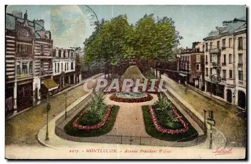 Cartes postales Montlucon Avenue President Wilson