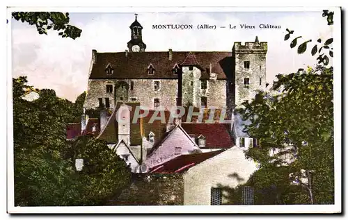 Ansichtskarte AK Montlucon Allier Le Vieux Chateau