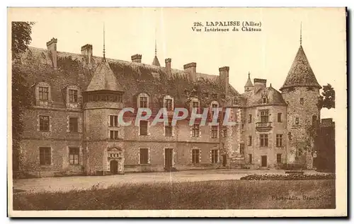 Ansichtskarte AK Lapalisse Allier Vue Interieur du Chateau