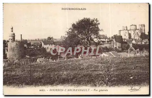 Cartes postales Bourbon l Archambault Vue Generale