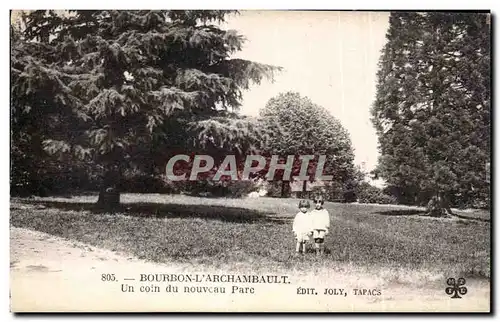 Cartes postales Bourbon l Archambault Un Coin du nouveau Parc Enfants