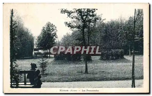 Cartes postales Hirson Aisne Les Promenades