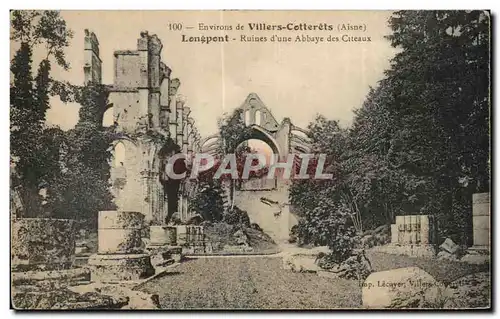 Ansichtskarte AK Environs de Villers Cotterets Aisne Longpont ruines d une abbaye des Citeaux