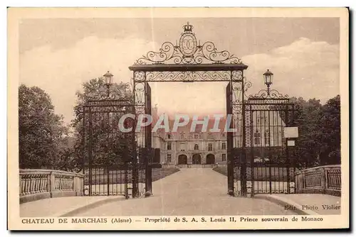 Cartes postales Chateau de Marchais Aisne Propriete de S A S Louis