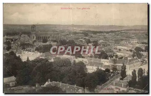 Cartes postales Soissons Vue generale