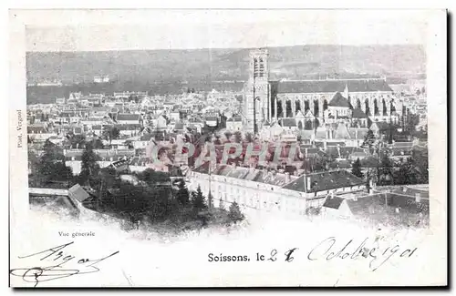 Cartes postales Soissons Vue generale