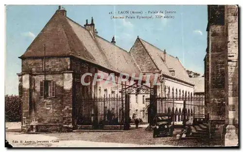 Ansichtskarte AK Laon Aisne Palais de Justice