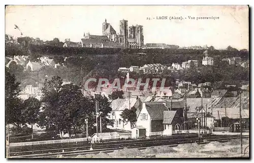 Cartes postales Laon Aisne Vue Panoramique