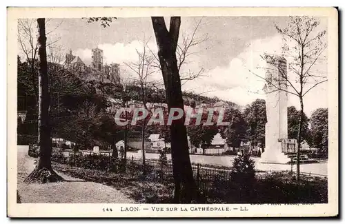 Cartes postales Laon Vue sur la Cathedrale