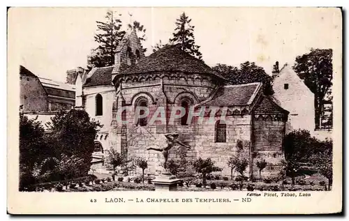 Cartes postales Laon La chapelle des Templiers