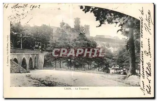 Cartes postales Laon Le Tramway