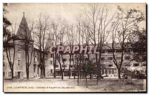 Cartes postales Lompnes (Ain) Chateau d Angeville (facade est)