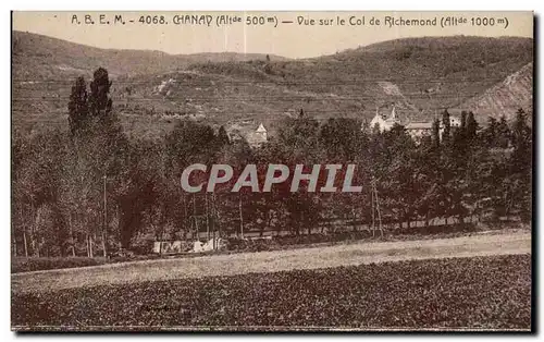 Ansichtskarte AK Chanay Vue sur le Col de Richemond