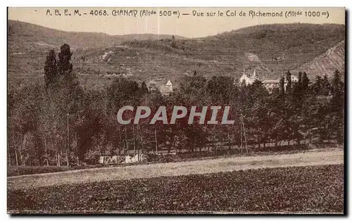 Cartes postales Chanay Vue sur le Col de Richemond