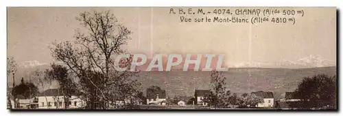 Cartes postales Chanay Vue sur le Mont Blanc