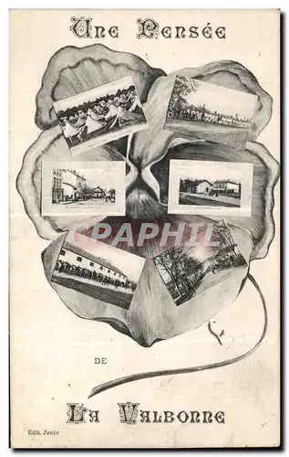 Cartes postales Une pensee de La Valbonne