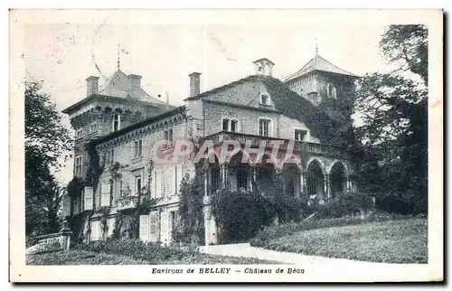 Cartes postales Environs de Belley Chateau de Beon