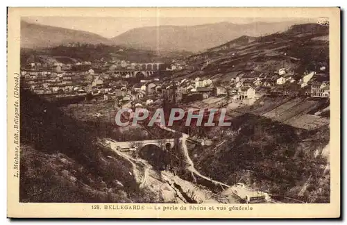 Cartes postales Bellegarde La Perte du Rhone et vue generale