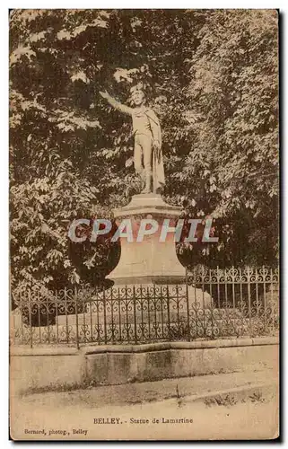 Cartes postales Belley Statue de Lamartine